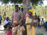 Community members in one of the target regions of Chad
